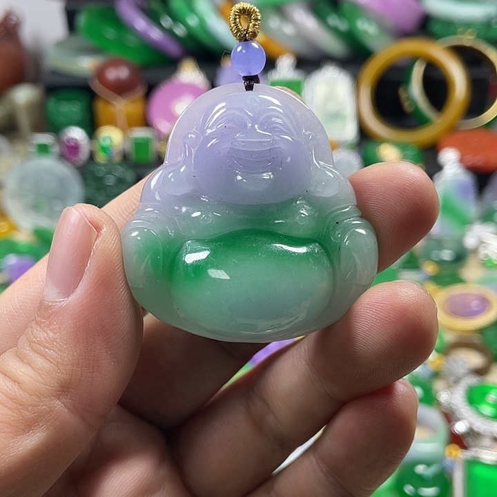 翡翠未镶嵌颈饰翡翠佛
