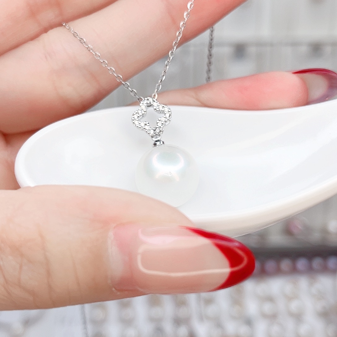 淡水珍珠吊坠(赠链)合金