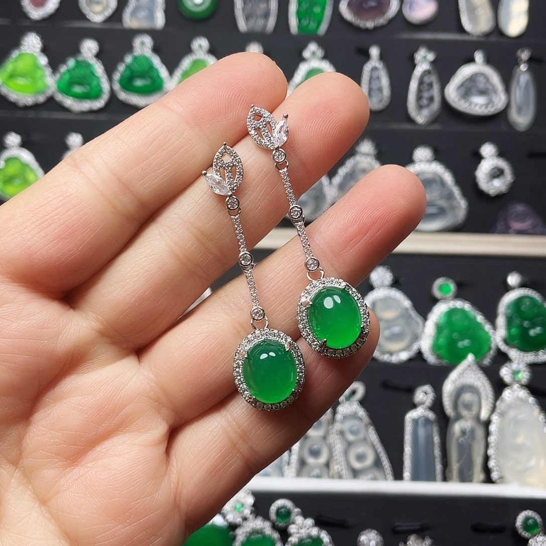 玛瑙/玉髓耳钉合金