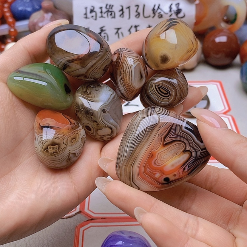 【闪购商品】未镶嵌玛瑙/玉髓珠宝半成品7****7