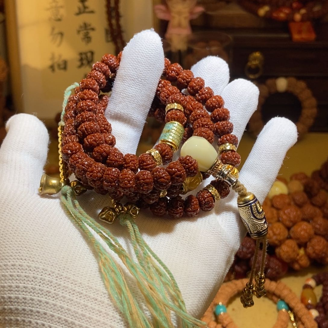 金刚菩提吊坠106玉化108