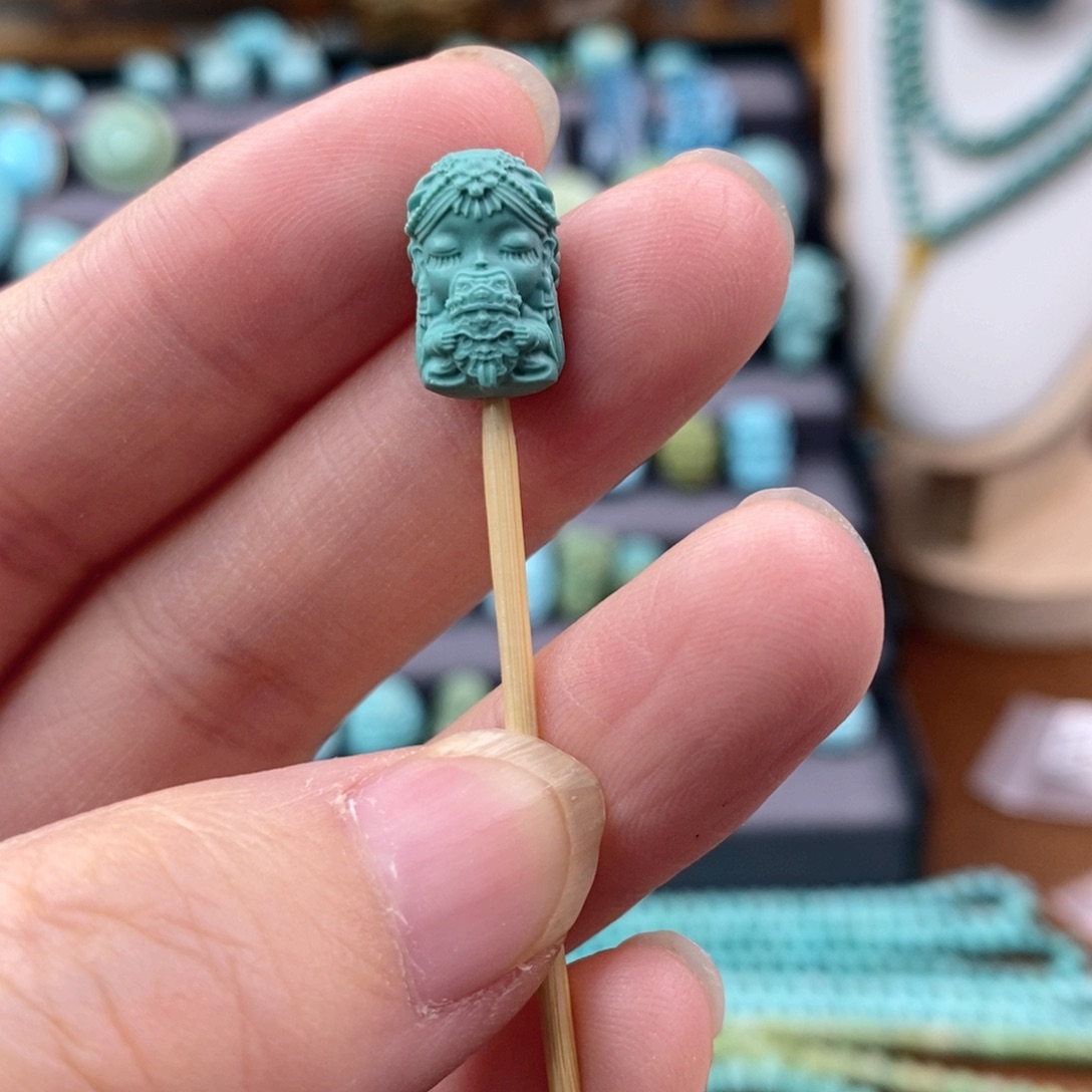 绿松石珠宝奇石未镶嵌