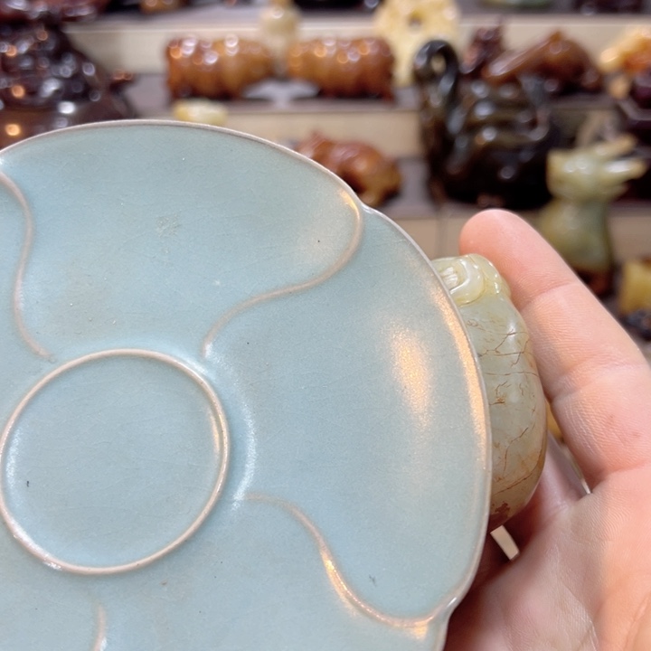 摆件用****3摆件罐盛宝斋物件