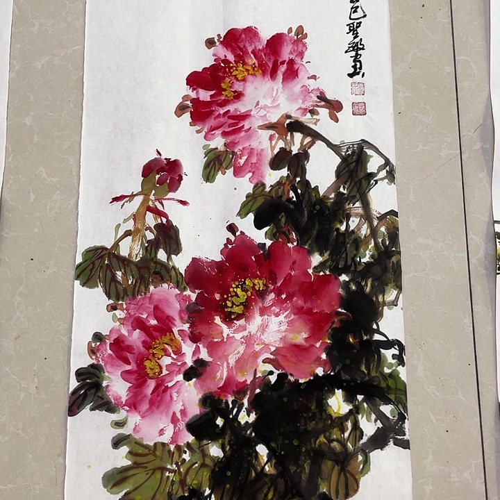 国画张圣敏先生纯手绘作品