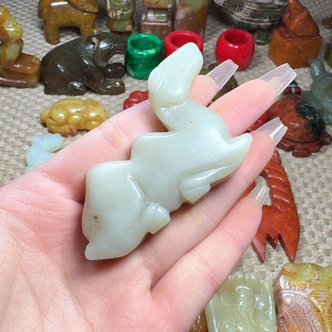 白玉菩提吊坠挂件