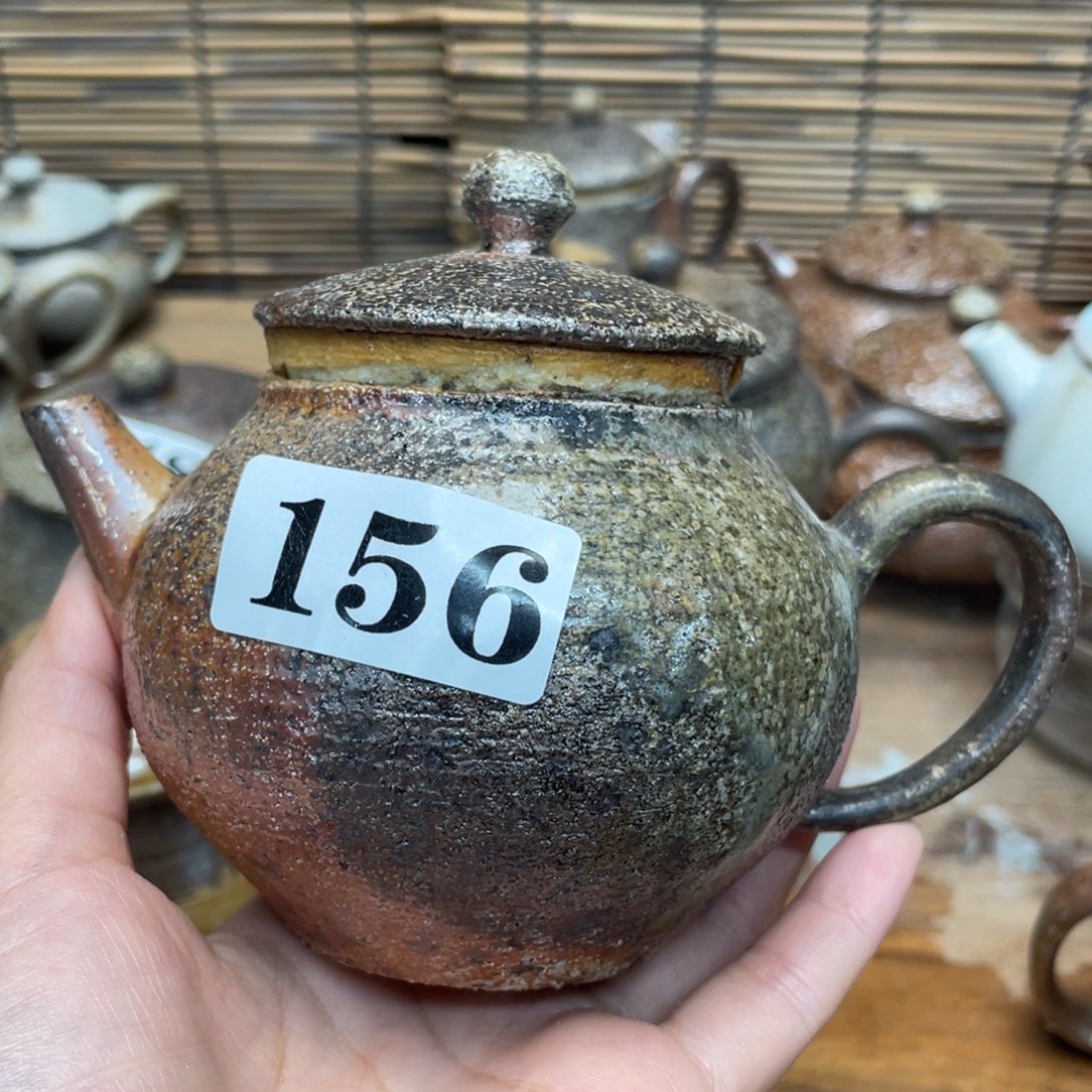 格***言纯手工柴烧茶壶茶具