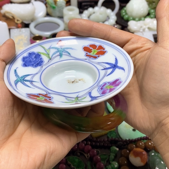 瓷片半**过精美好好看漂亮大器