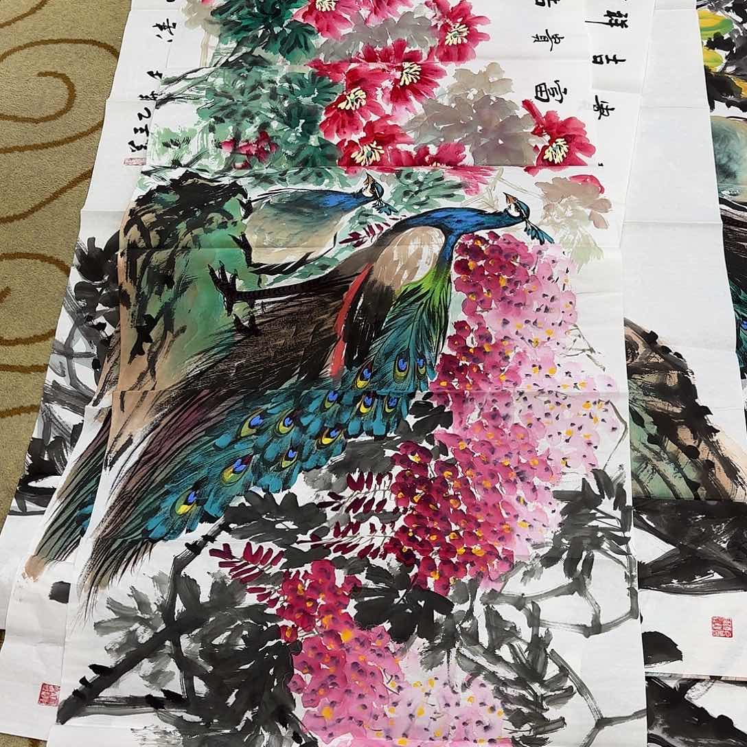 国画王孝华李欣主播