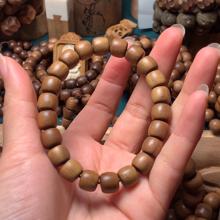 檀香木手串/手链老山檀香9*10瑕