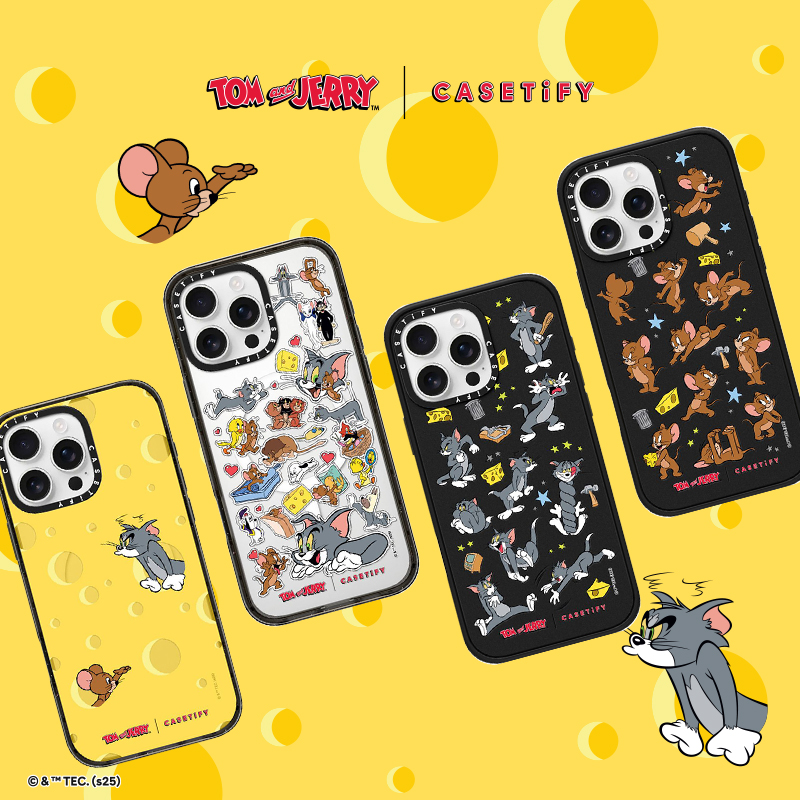 Tom and Jerry x CASETiFY 联名系列 手机壳合集 适用于iPhone16