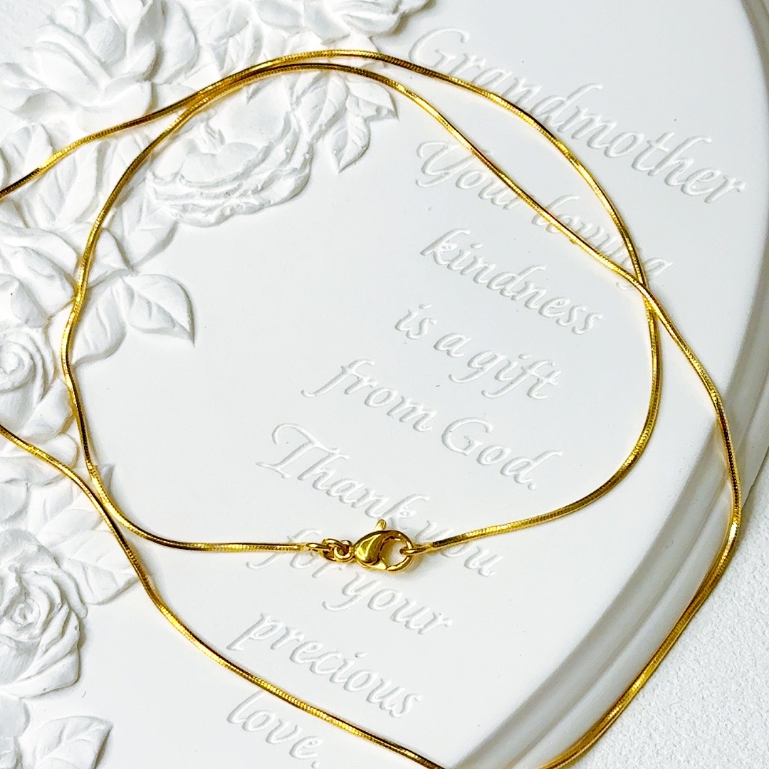  高端细蛇骨流苏项链-475