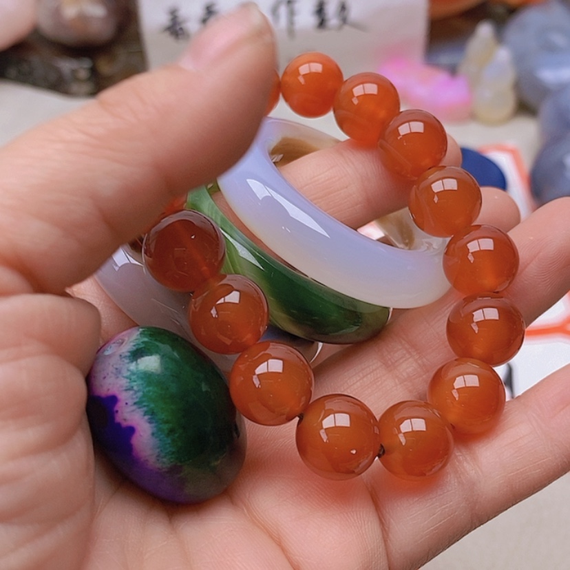【闪购商品】未镶嵌玛瑙/玉髓珠宝半成品二*
