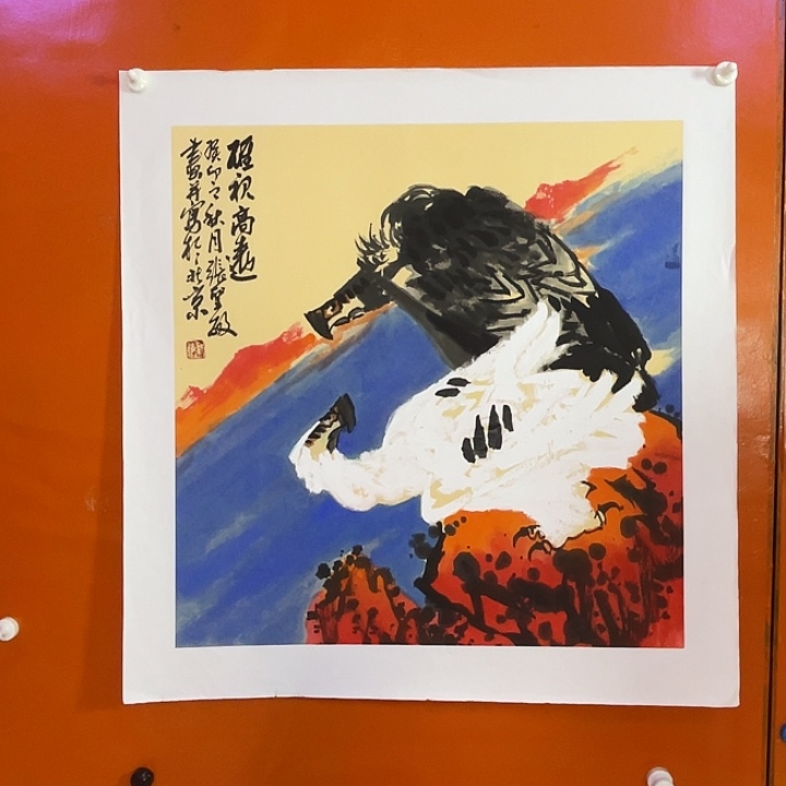 国画张圣敏先生纯手绘作品