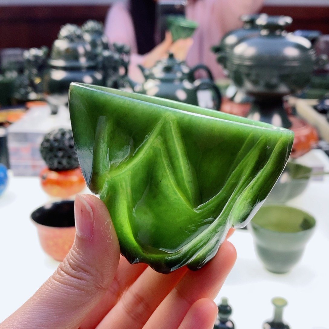 和田玉（青玉）挂件未镶嵌