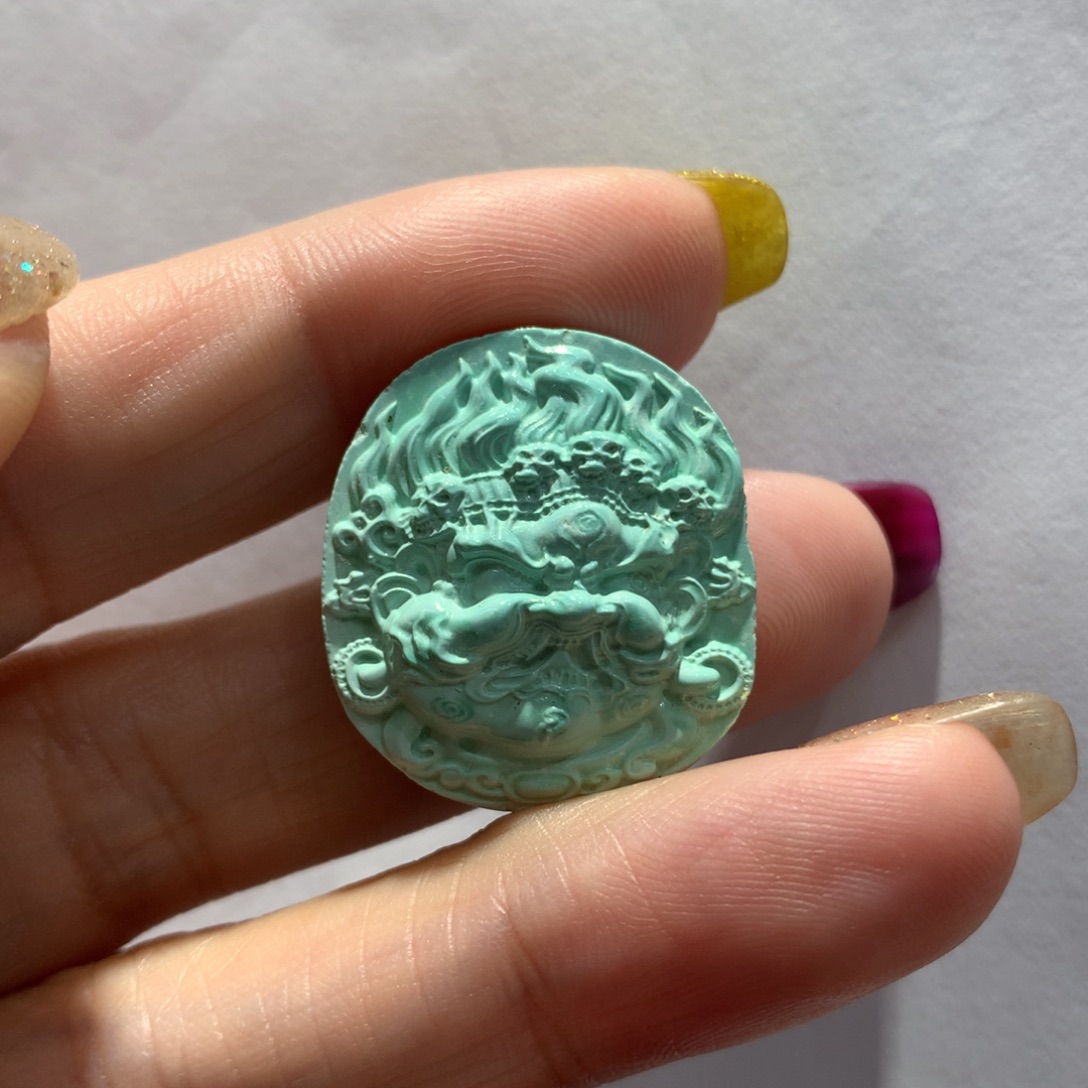 未镶嵌绿松石吊坠