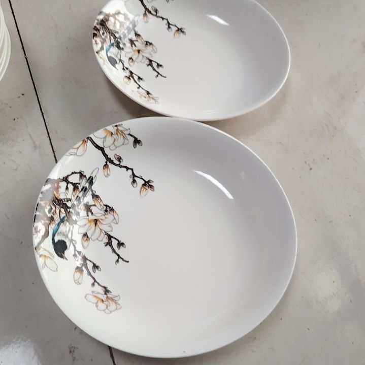 摆件陶瓷盘子碗啥都有口径18.5公分