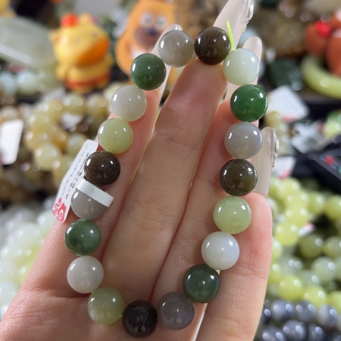 和田玉未镶嵌手链102