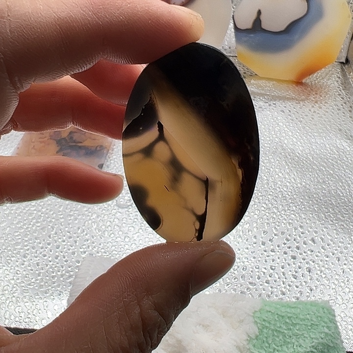 玛瑙/玉髓合金颈饰