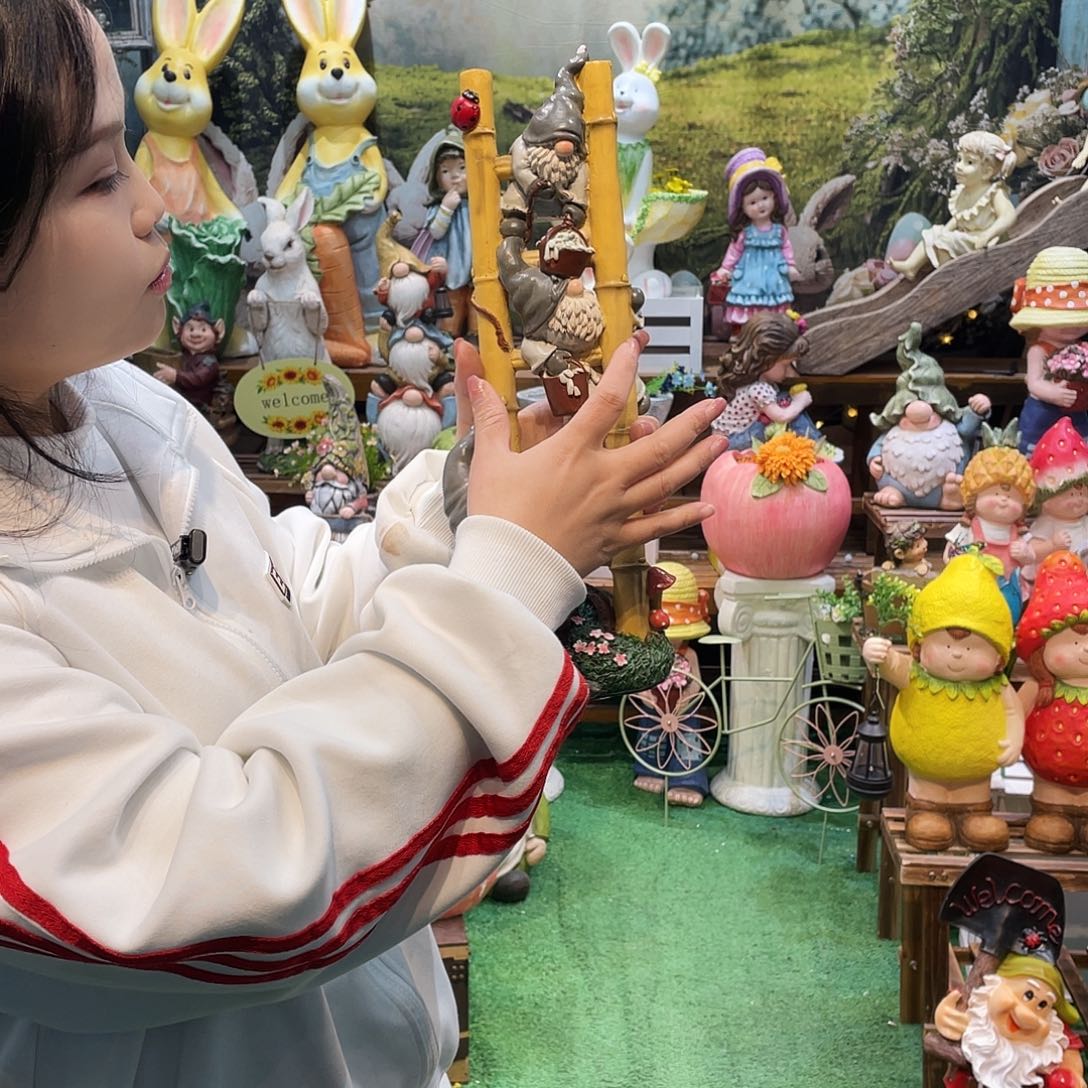 摆件花园摆件红红火火