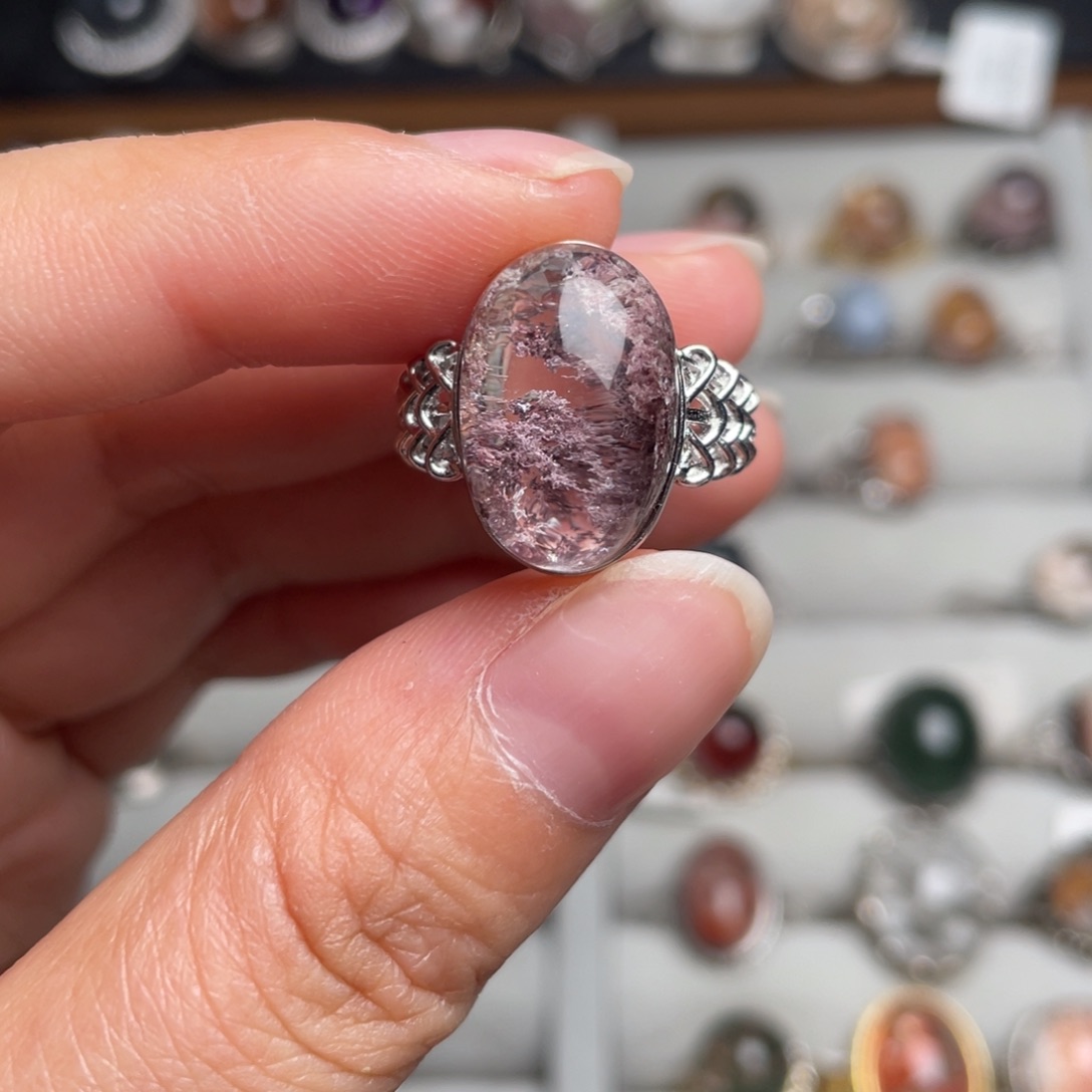 水晶戒指银S925镶嵌1111111111111111