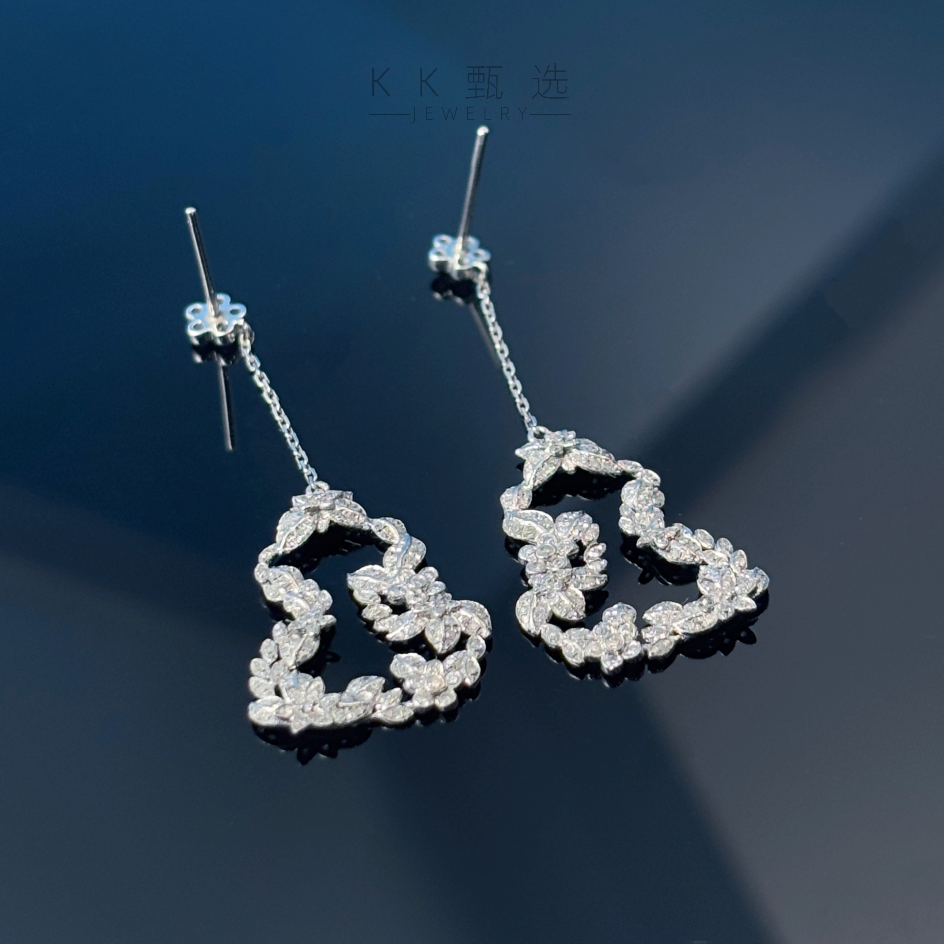 【KK珠宝】繁花葫芦耳扣