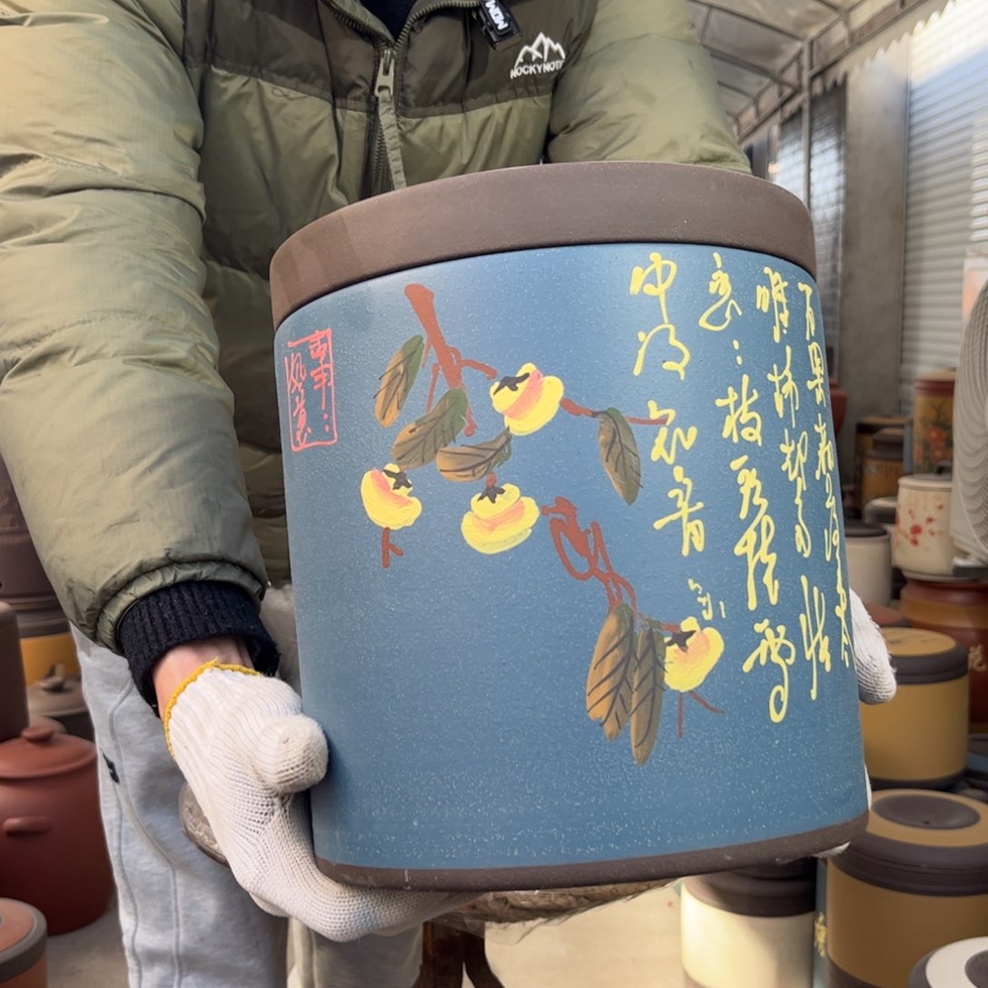 紫砂茶叶罐8 饼茶叶罐