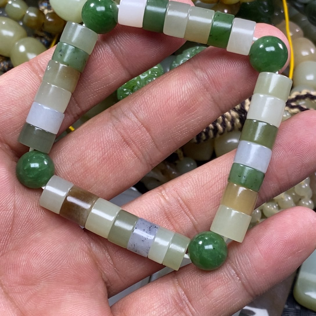 和田玉手链未镶嵌