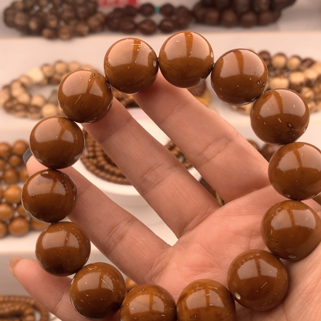 【闪购商品】紫金鼠手串优**计半实心光珠17