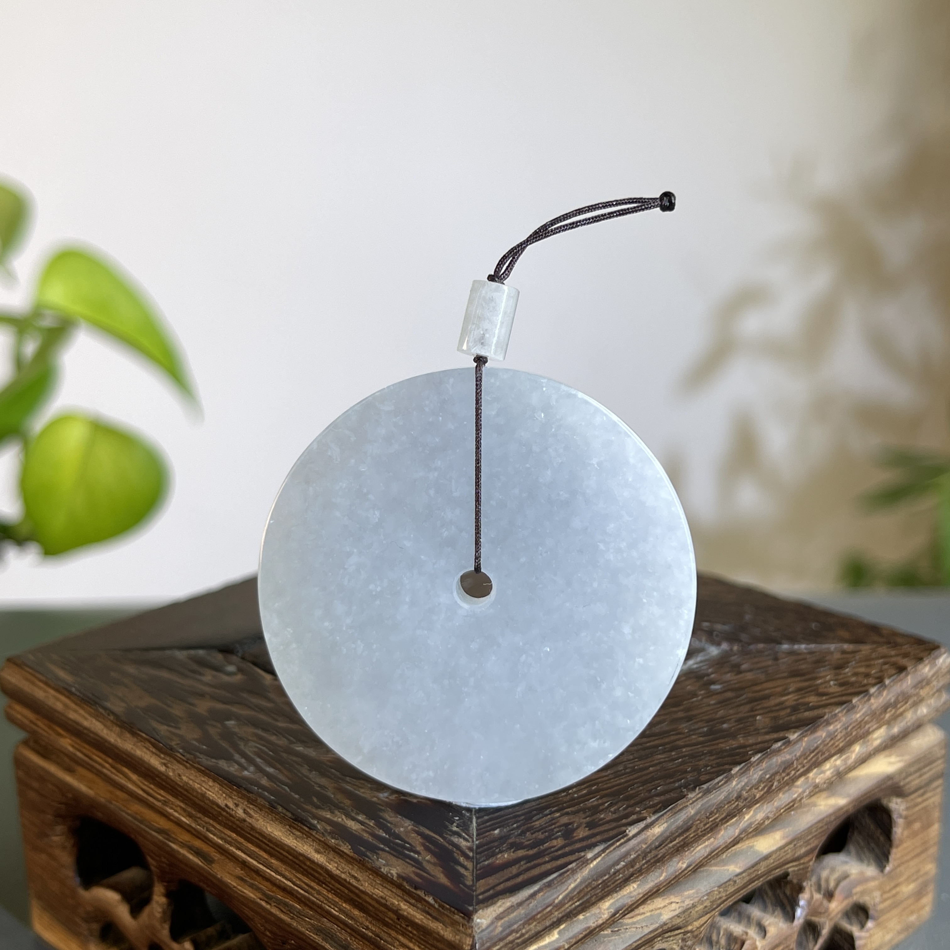 JTW26-40 天然缅甸翡翠A货 平安扣