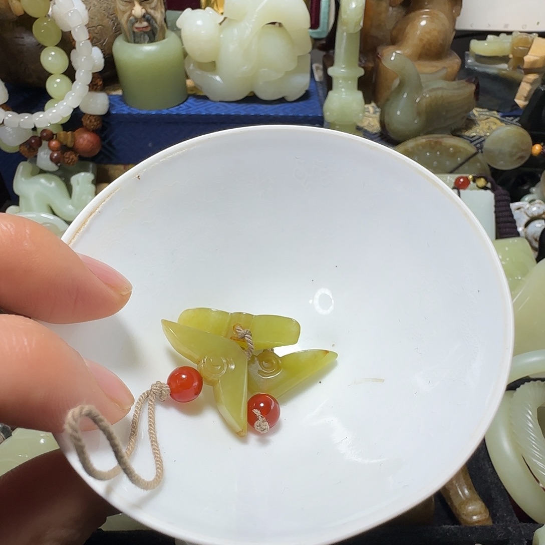 我***了和田玉（糖玉）未镶嵌颈饰开播福利感谢支持