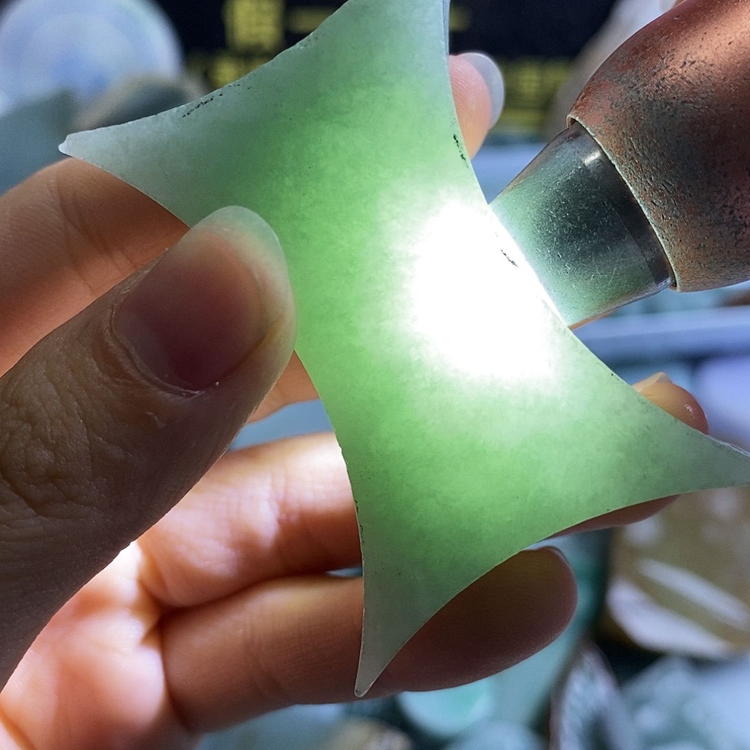 翡翠裸石纯天然翡翠