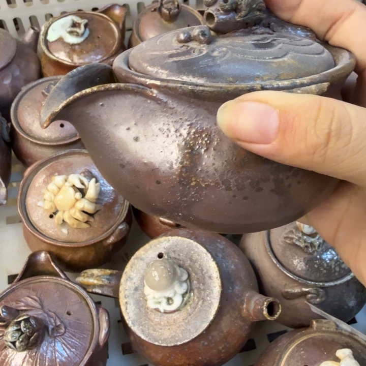 陶盘精品柴烧福利放漏