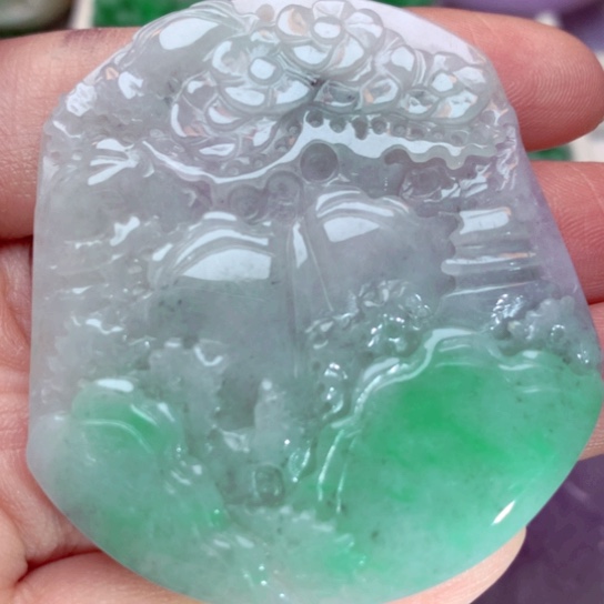 翡翠吊坠(不含链)未镶嵌