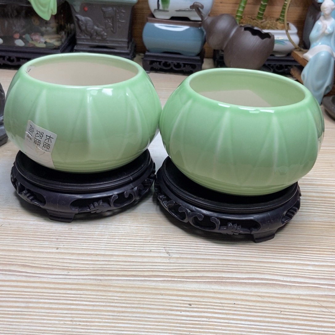 瓷片陶瓷花盆陶瓷艺术