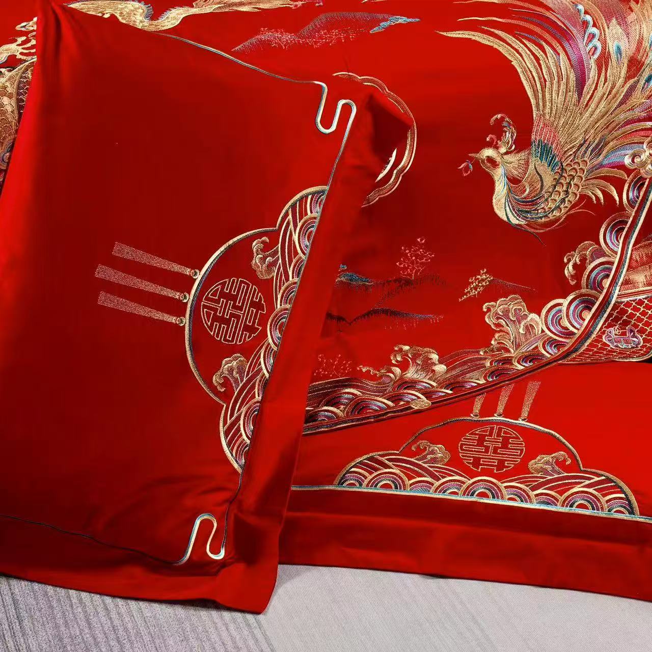 高端四件套加大标准高档结婚婚庆喜庆