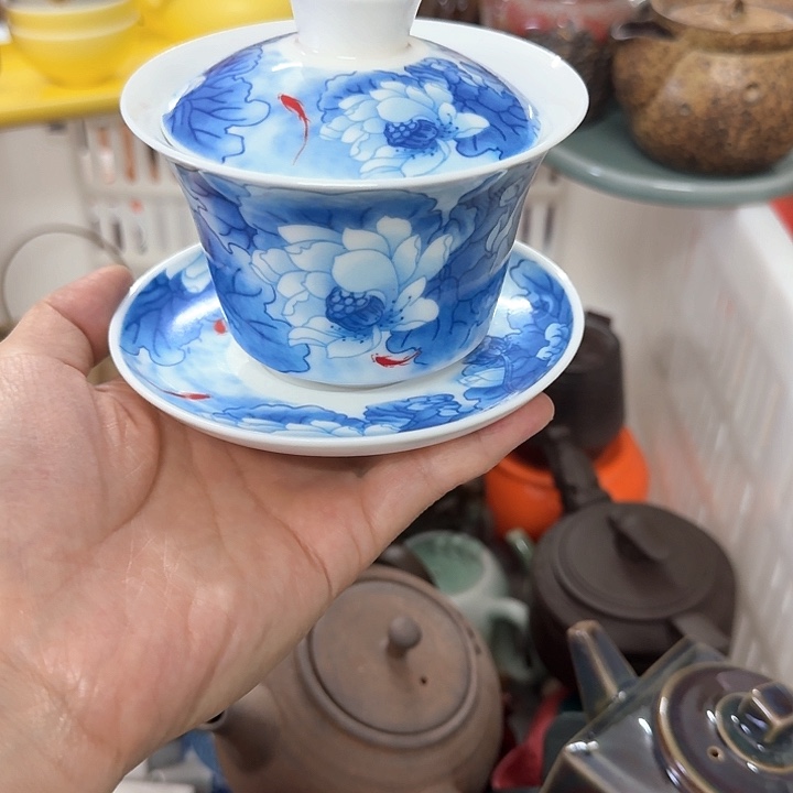 微瑕陶瓷茶具茶杯茶壶