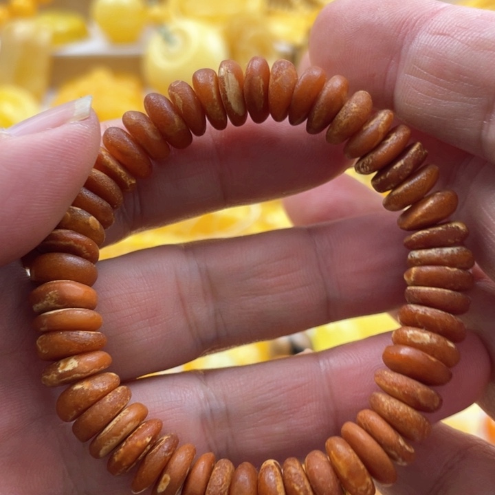 蜜蜡手串未镶嵌手串