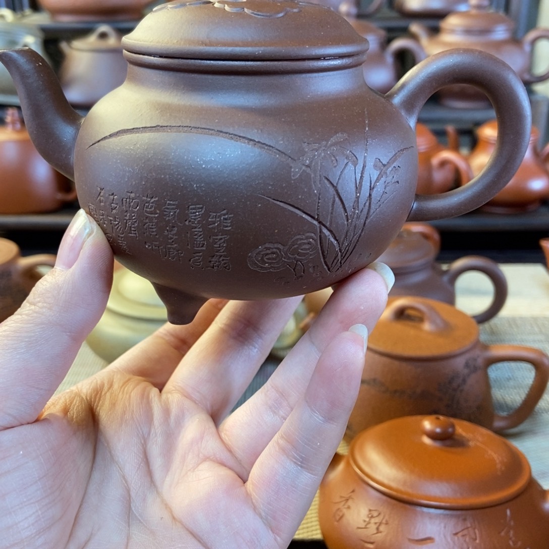 混***王茶壶紫砂全手工制作工艺流程原料