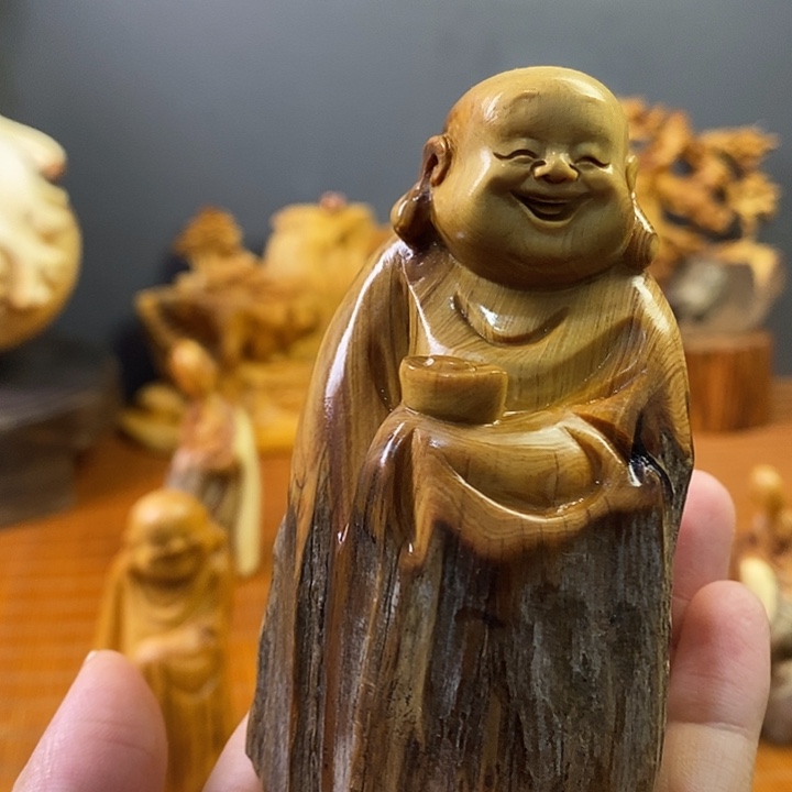 柏木崖柏摆件把玩件