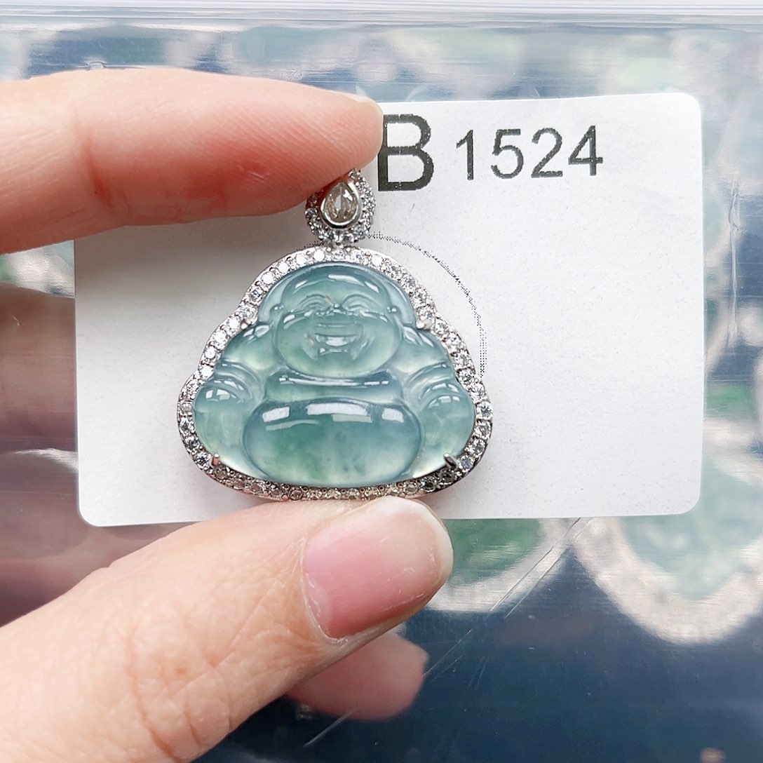 翡翠颈饰未镶嵌翡翠1524