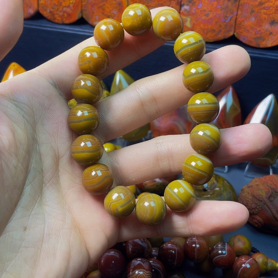 玛瑙/玉髓手链合金