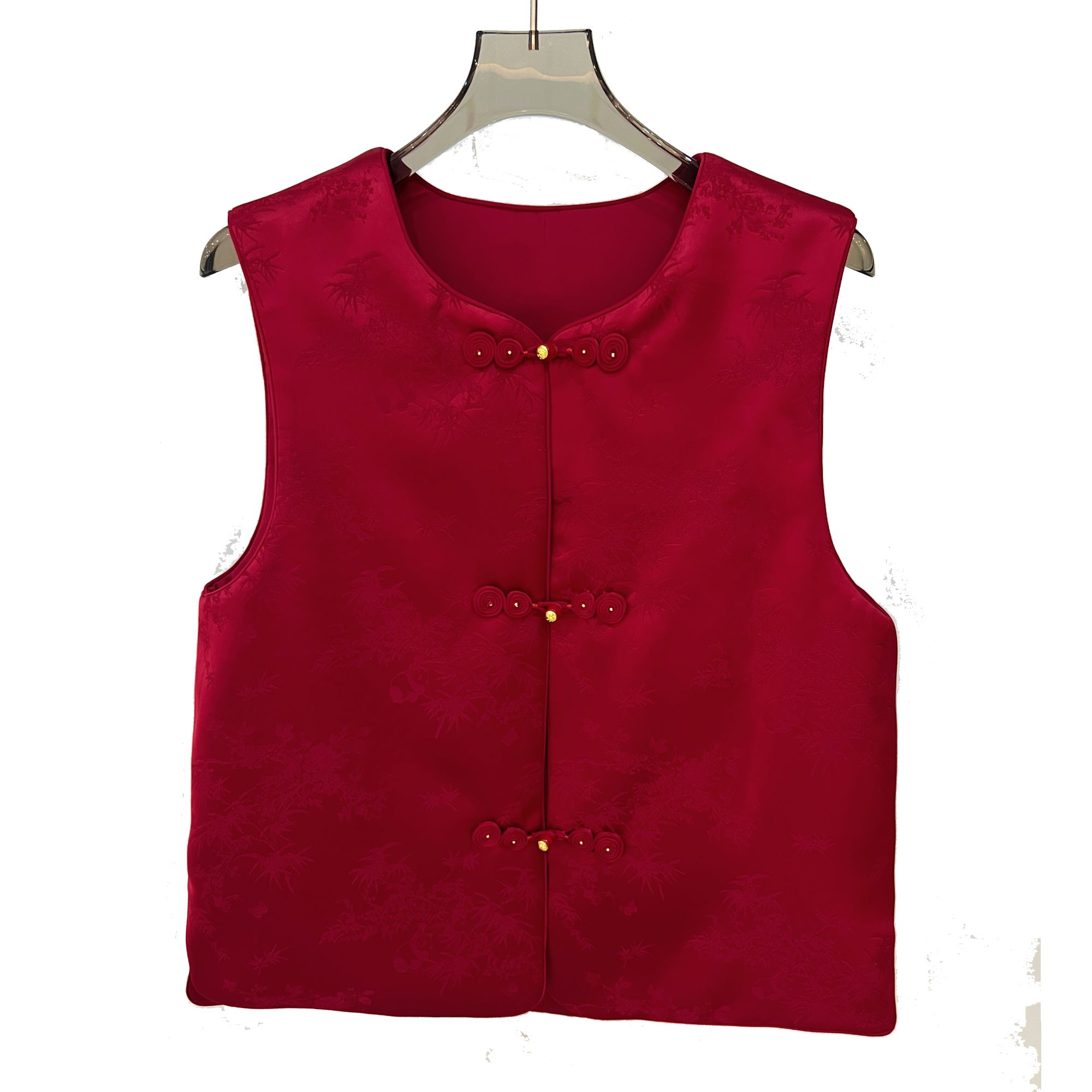 【醉红颜】新年战袍中国风加棉新中式2025冬新款拜年服女新中式马甲