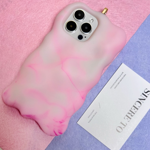 CLICHE手机壳适用彩色小香风硅胶斜挎手提保护壳【iPhone14ProMax】