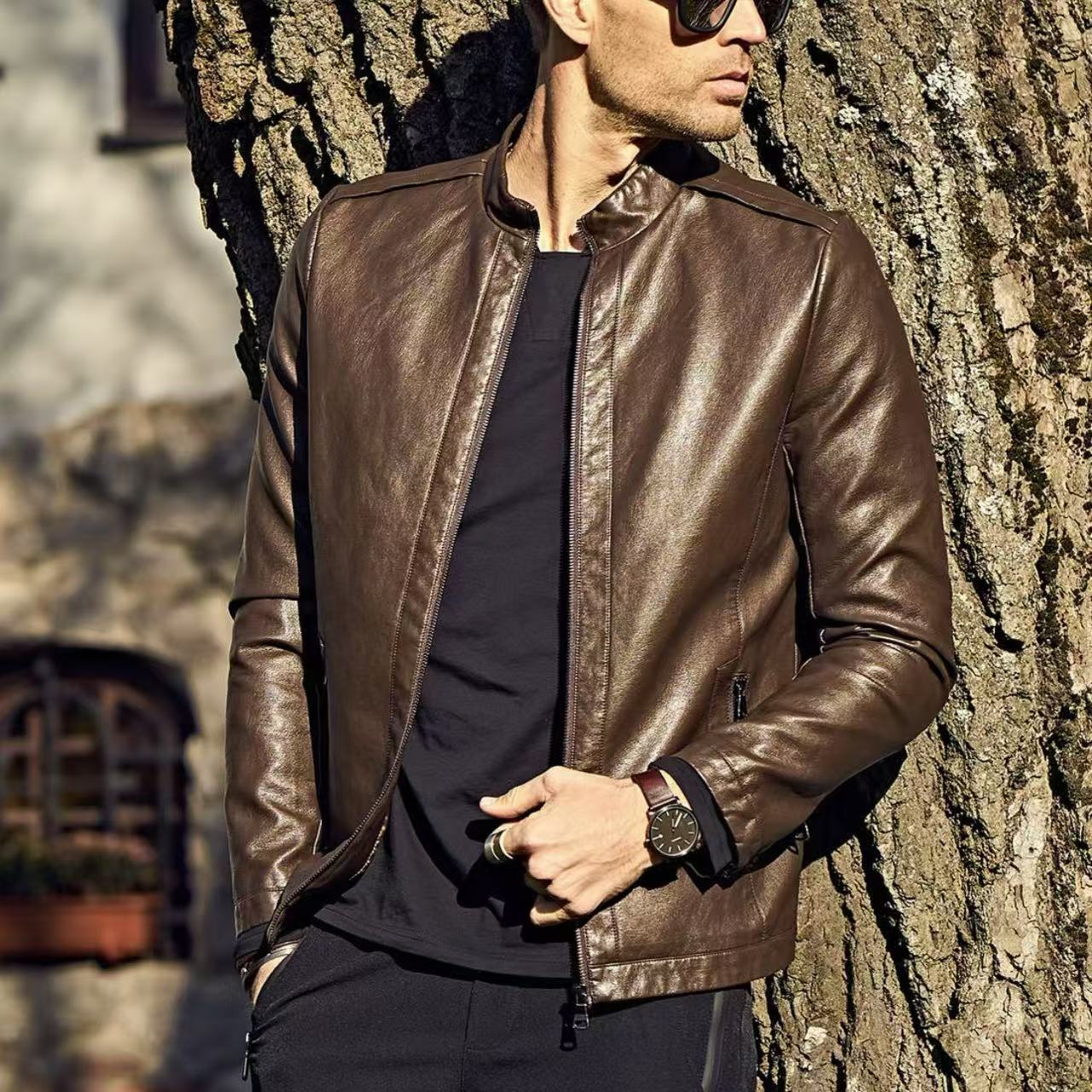 辰~ATFANSON【27号链接】T1173#春夏季时尚圆领宽松休闲透气短袖