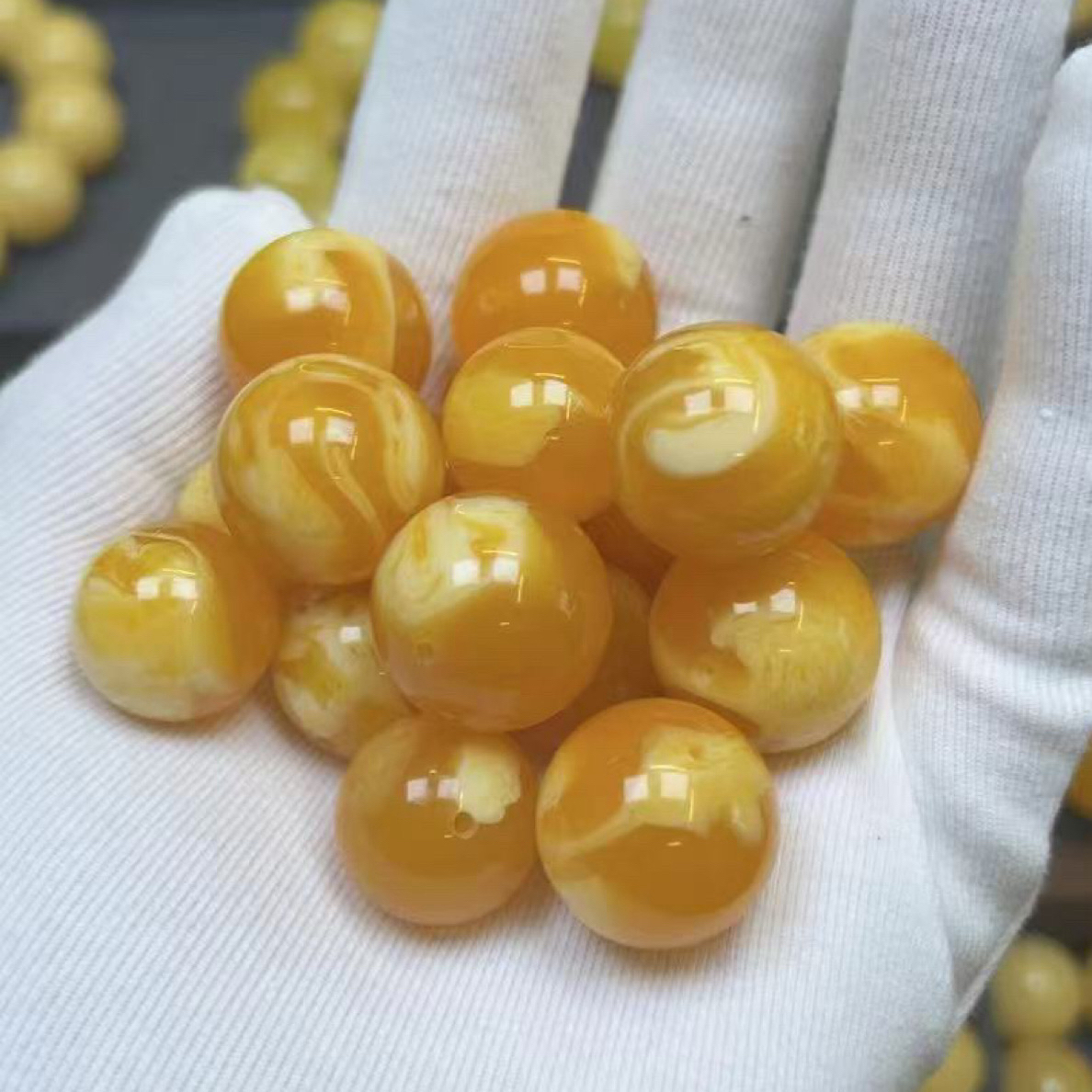 1.4俄黄圆珠【拍一送一限购1单】