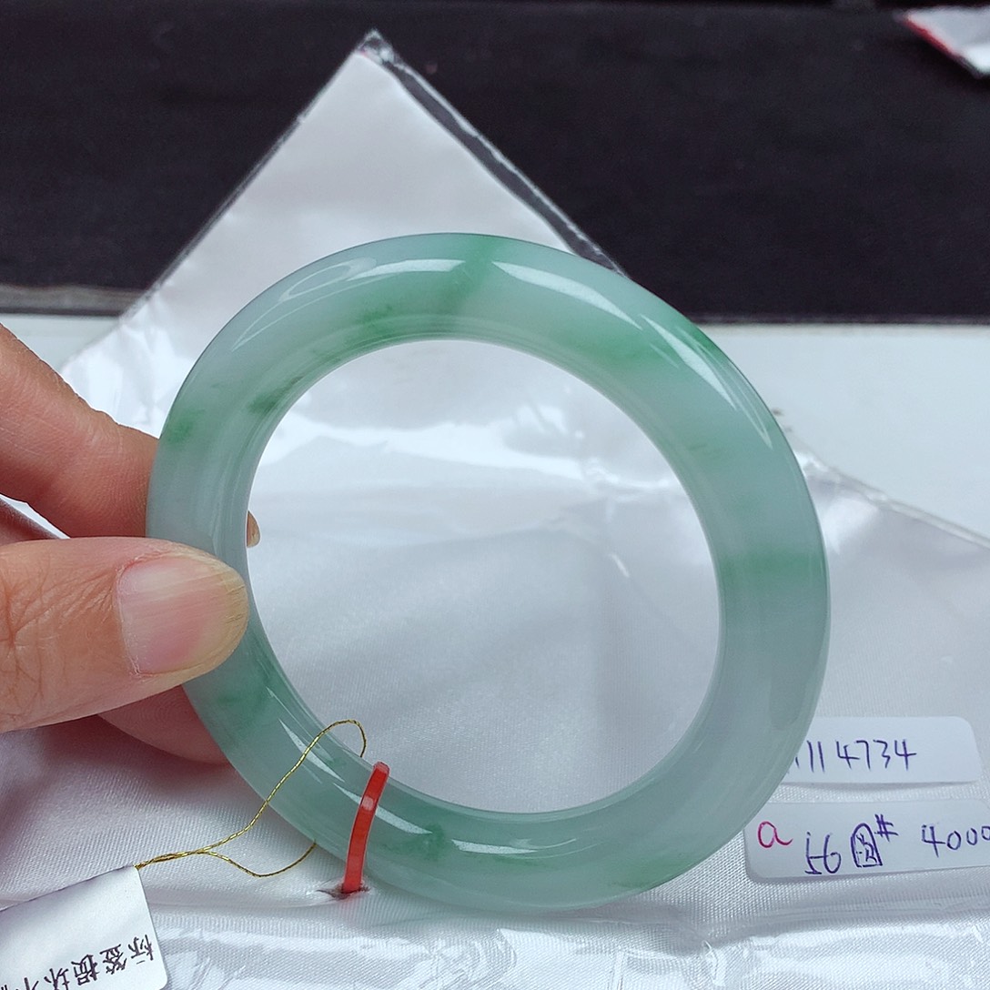 未镶嵌手镯翡翠56圈4734