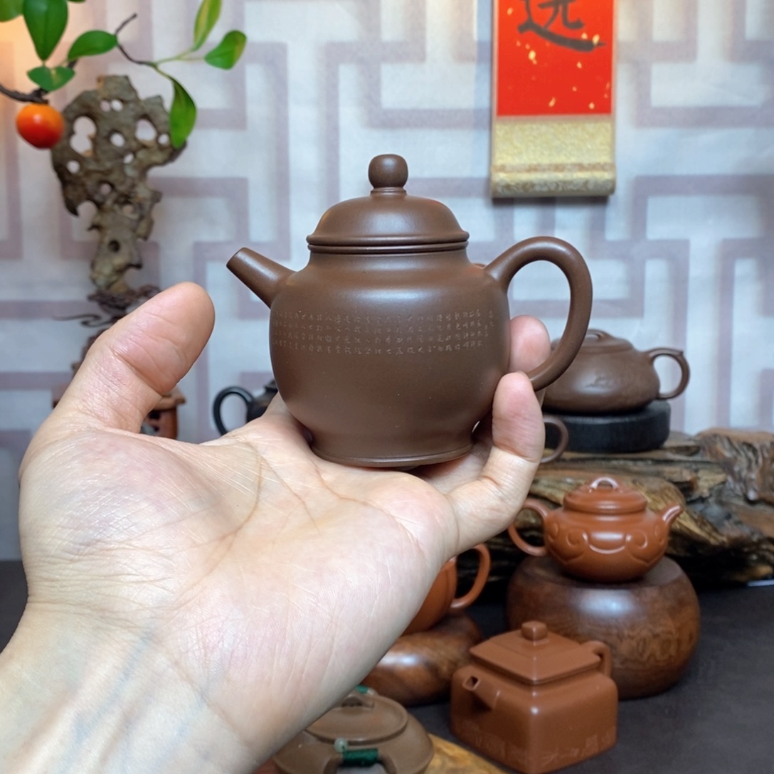 紫砂茶具紫泥宫灯