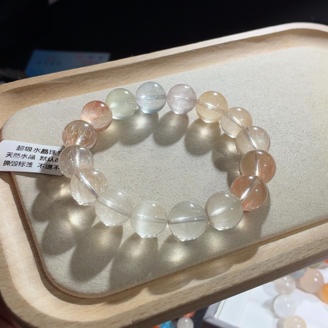 水晶未镶嵌手链175号多样性发一S 13+