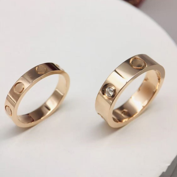 #沐南专享#001光面戒指 一钻戒指轻奢百搭指环