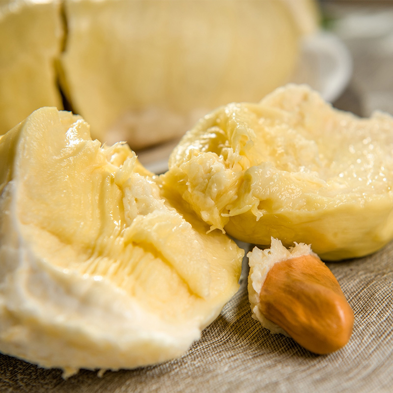 【新店开业】泰国树熟金枕榴莲干包软糯新鲜榴莲1.5-5斤纯肉辨别生熟营养好吃甜新鲜现开核小金枕泰国